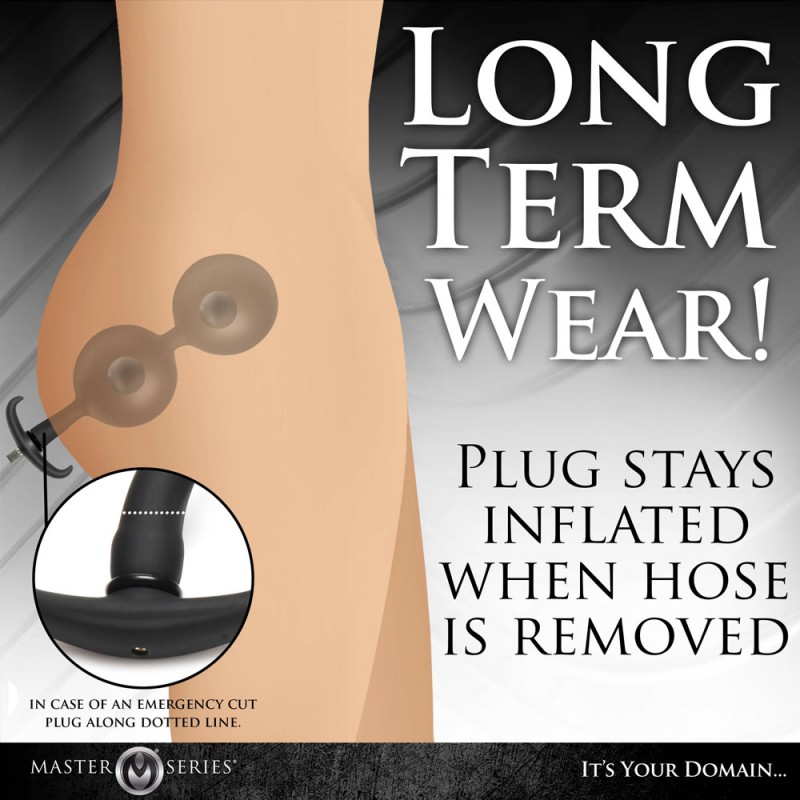 Wearable Anal Plug with Built-in Steel Ball Butt Plug Anal