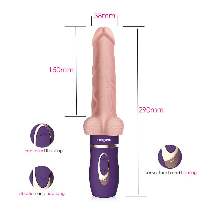 Erocome Bootes Pressure Sensitive & Thrusting Dildo Vibrator2