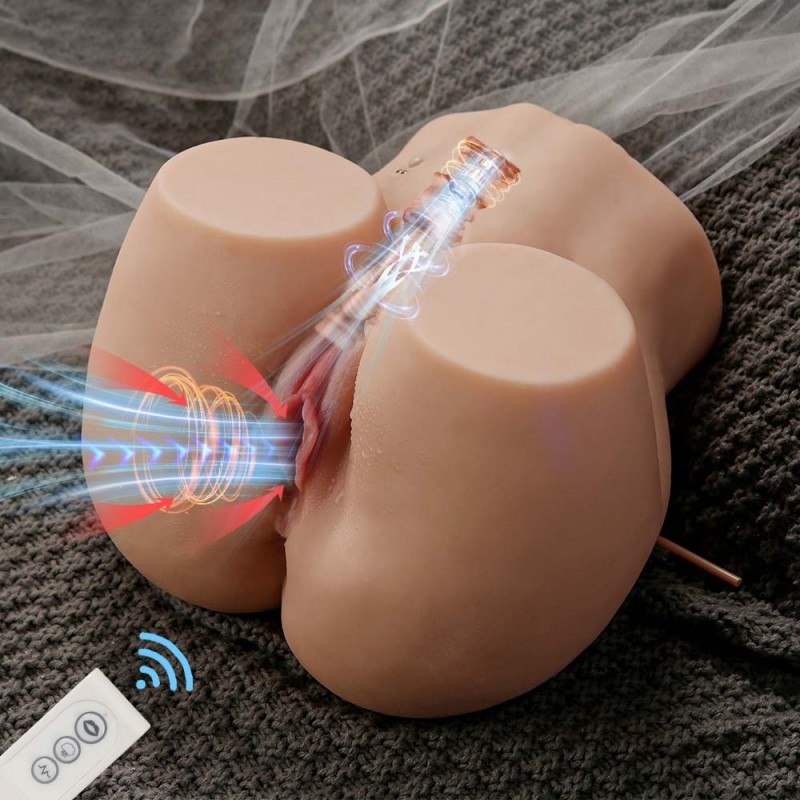 13LB Vibrating Sex Doll Realistic Buttock Pocket Pussy with Remote6