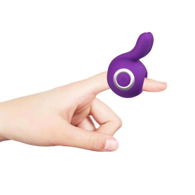 Being Fetish Mini Sweety Fingertip Rabbit Purple Ears Vibrator3