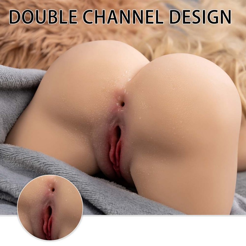 13.7LB Vibrating Double Channel Sex Doll with Realistic Pussy Buttock Boobs6