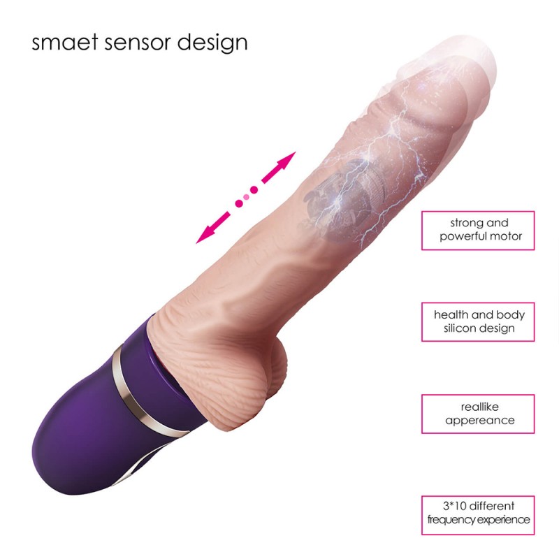 Erocome Bootes Pressure Sensitive & Thrusting Dildo Vibrator4