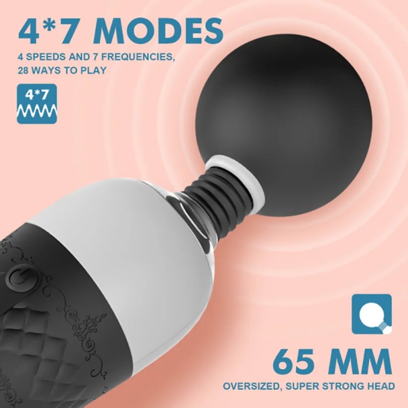 SHD SWAND AV Magic Wand Massager Clitoral Vibrator with 360° Flexible Head11