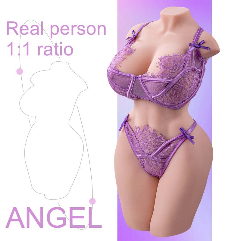 15LB Sex Doll Male Masturbator Torso Doll with Realistic Boobs Vagina Ass1