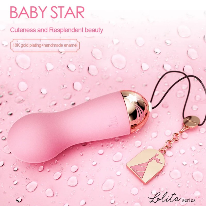 ZALO Baby Star 18 Karat Gold Plated Bullet Vibe 2