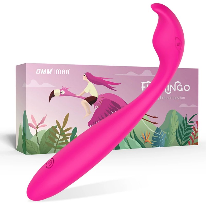 DMM Flamingo Bendable Silicone G-Spot Stimulator with Curved Tip3