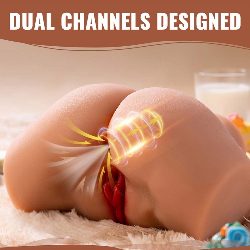 6.4LB Dual Channels Vibrating 3D Realistic Sex Doll 1