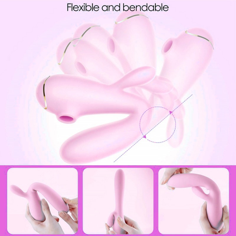 Erocome APUS Rabbit Vibrator Sucking Clitoral & G-Spot Stimulator5