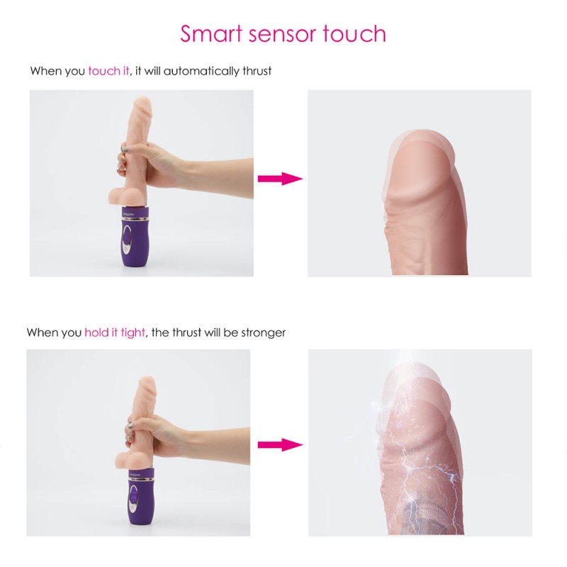 Erocome Bootes Pressure Sensitive & Thrusting Dildo Vibrator5