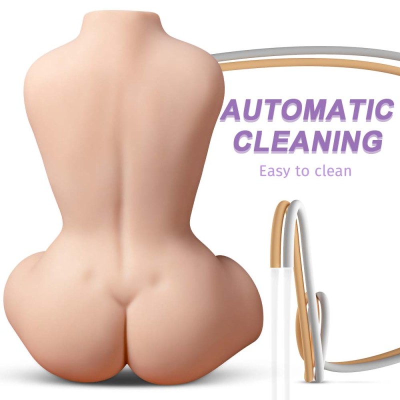 19.7LB Vibrating Sucking Sex Doll Realistic Pussy Ass Breast with Remote2