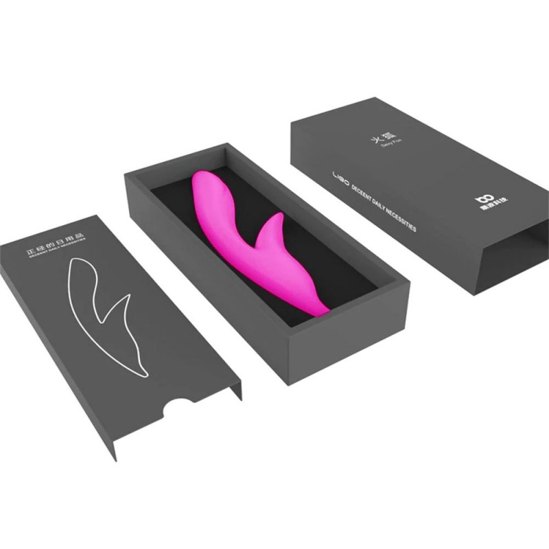 LIBO G-Spot Massager Silicone Rabbit Vibrator with Heating & App Control8