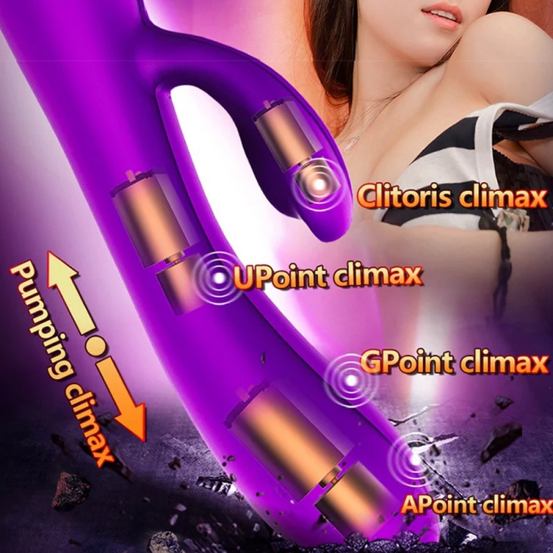 DMM Lovers Heating Function Rabbit Vibrator1