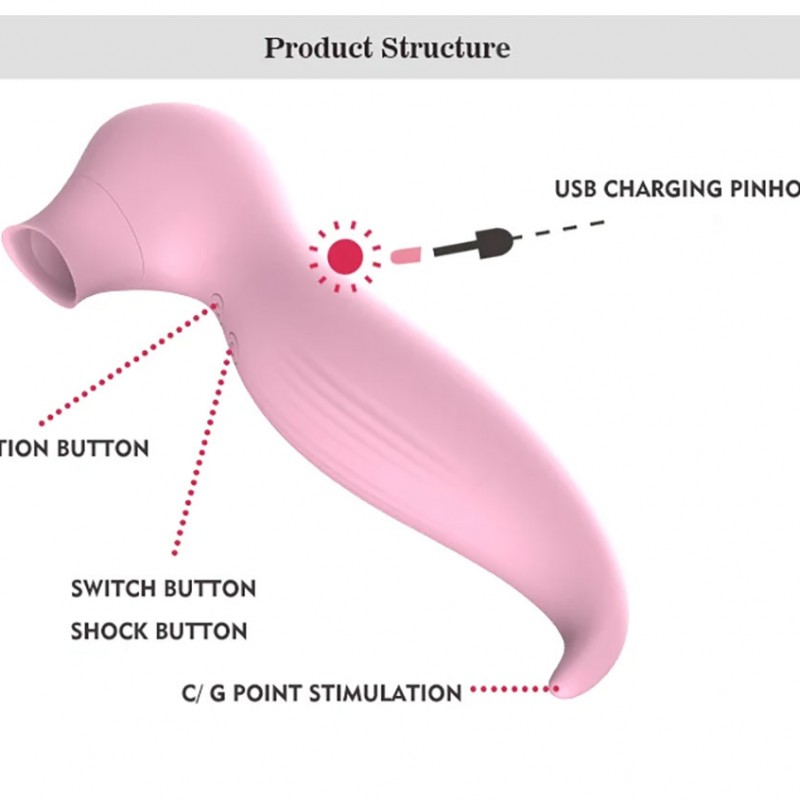 LIBO Seahorse Suction Vibrator 2