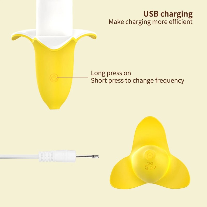 YY Horse Pulse Banana Penis Vibrator 2