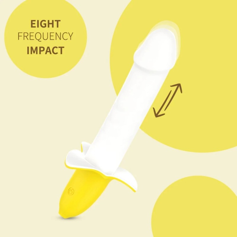 YY Horse Pulse Banana Penis Vibrator