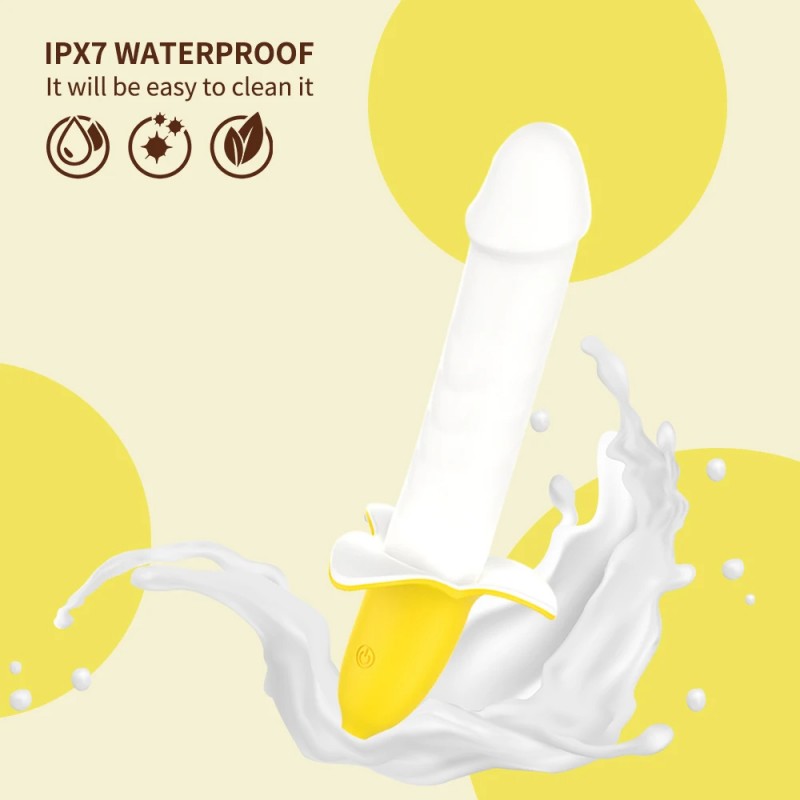 YY Horse Pulse Banana Penis Vibrator