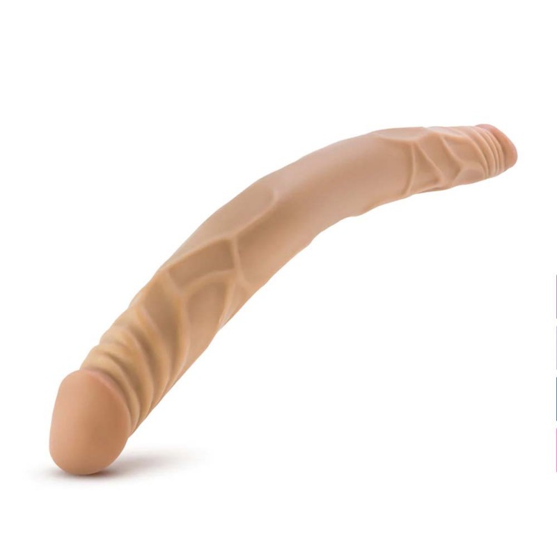 Blush B Yours Latin 14 Inch Long Thin Double Dildo4