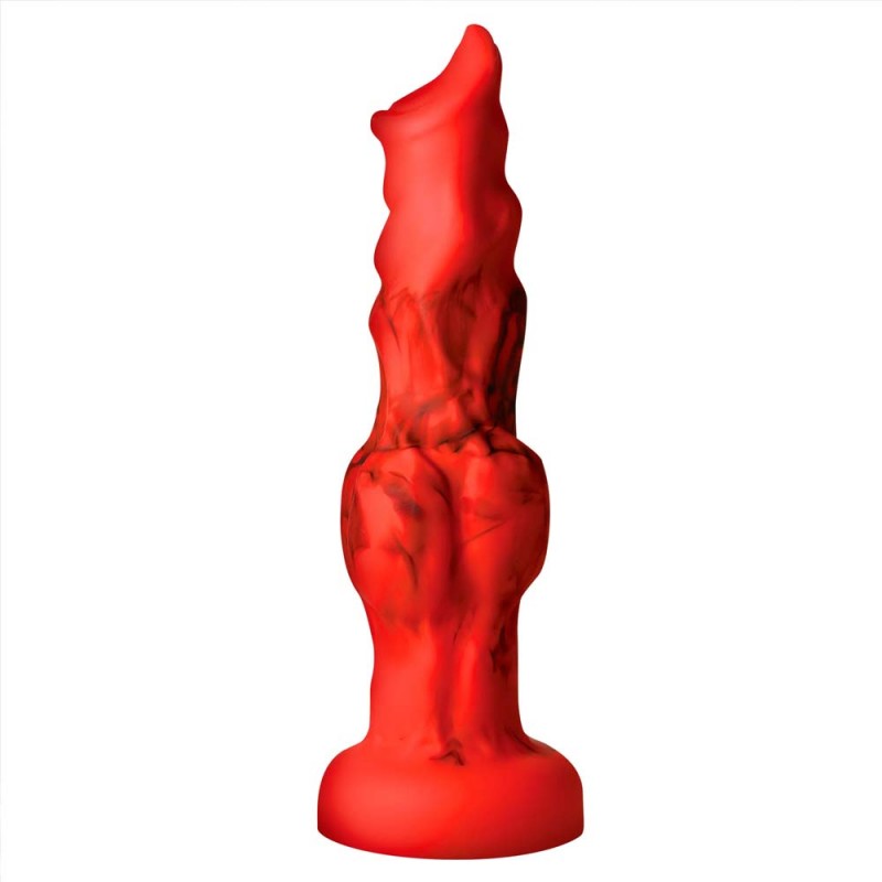 Creature Cocks Fire Hound Tentacle Silicone Large Dildo