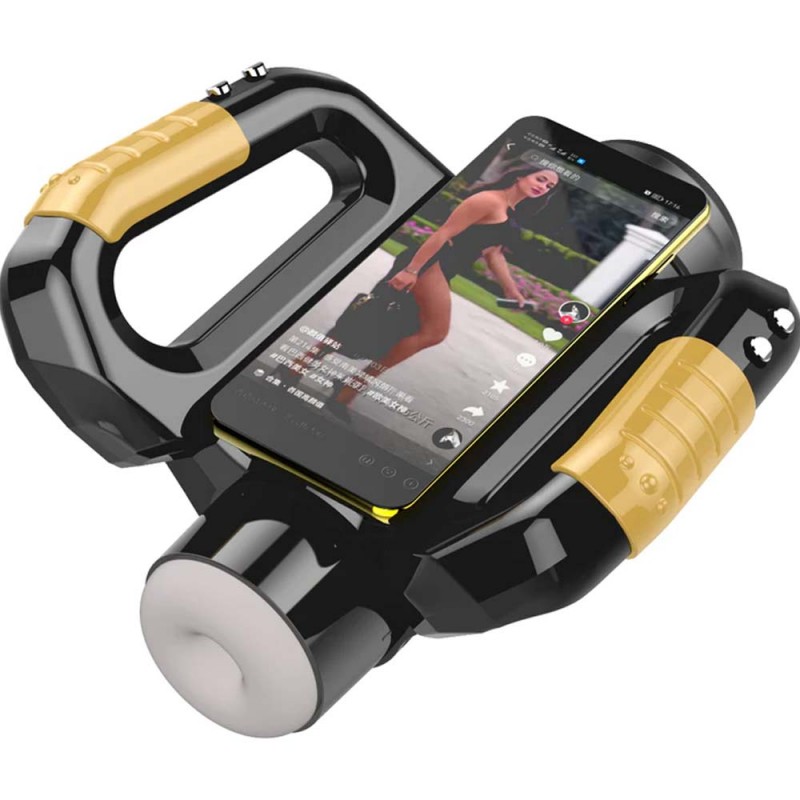 Automatic Thrusting Male Masturbator Stroker with Handle & Phone Holder10