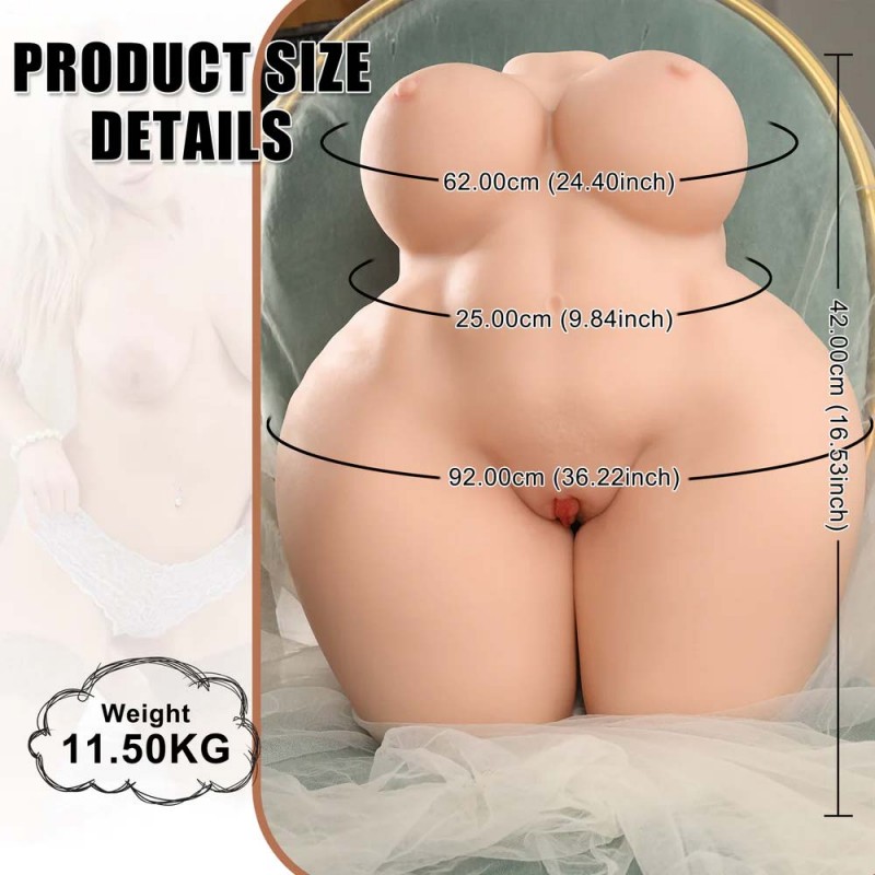 3D Beauty Sex Doll Busty Breast 25.35LB Realistic Male Masturbation Stroker1