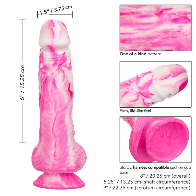 CalExotics Twisted Love Twisted Dong 5In Realistic Dildos