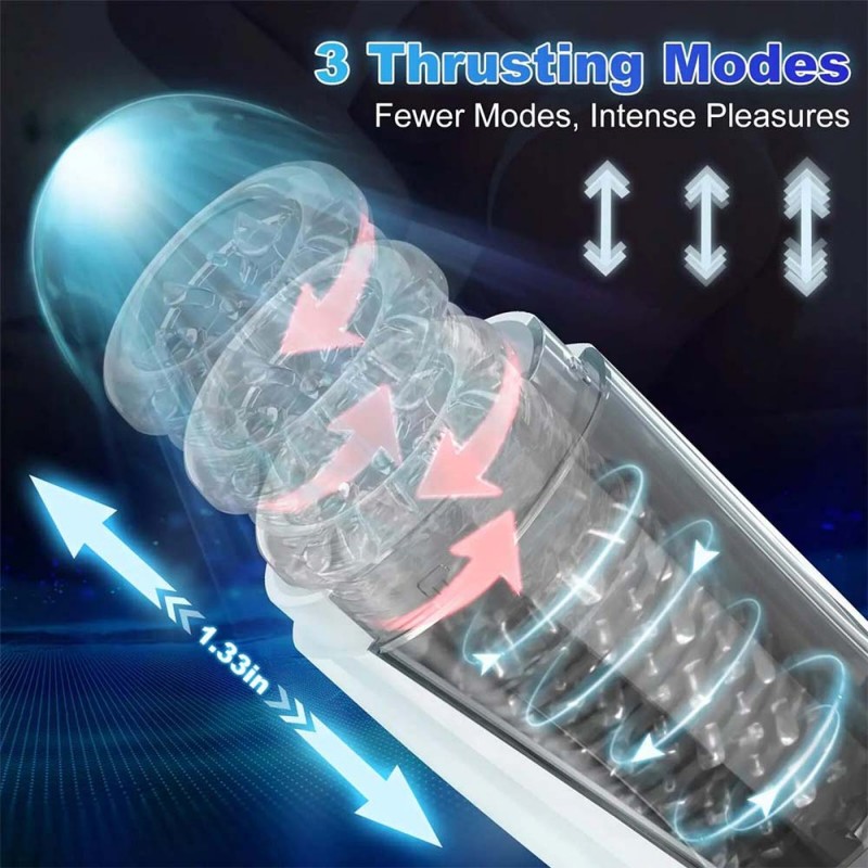 Automatic Telescopic Rotation Male Masturbation Cup4