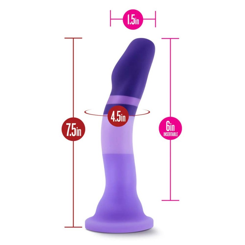 Avant D2 Artisan 7 Inch Curved G-Spot Dildo with Suction Cup4