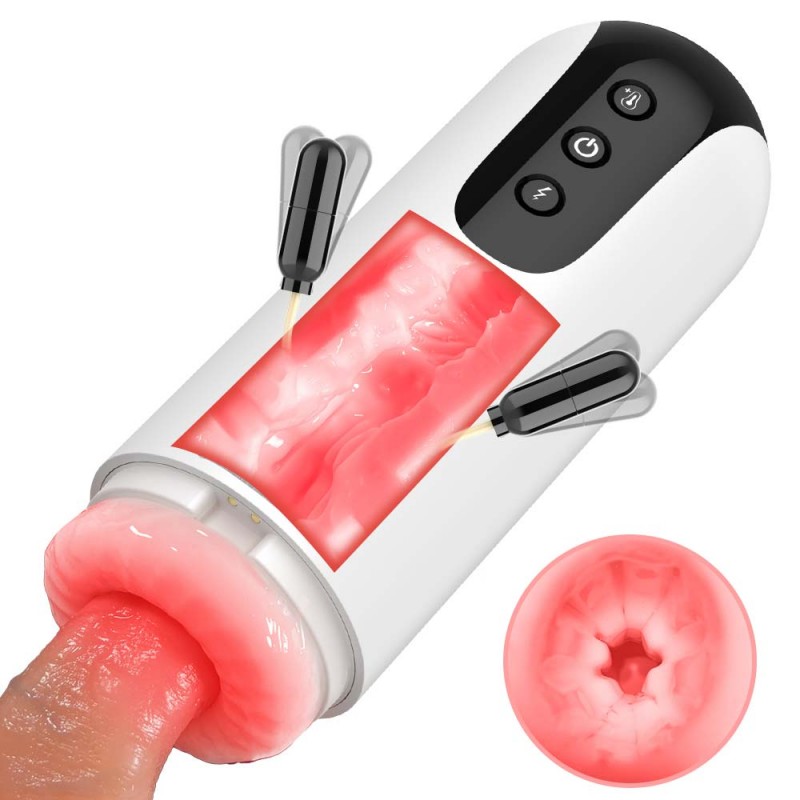 AierLe Heated Vibration Blowjob Male Masturbator with Sensor Interactive