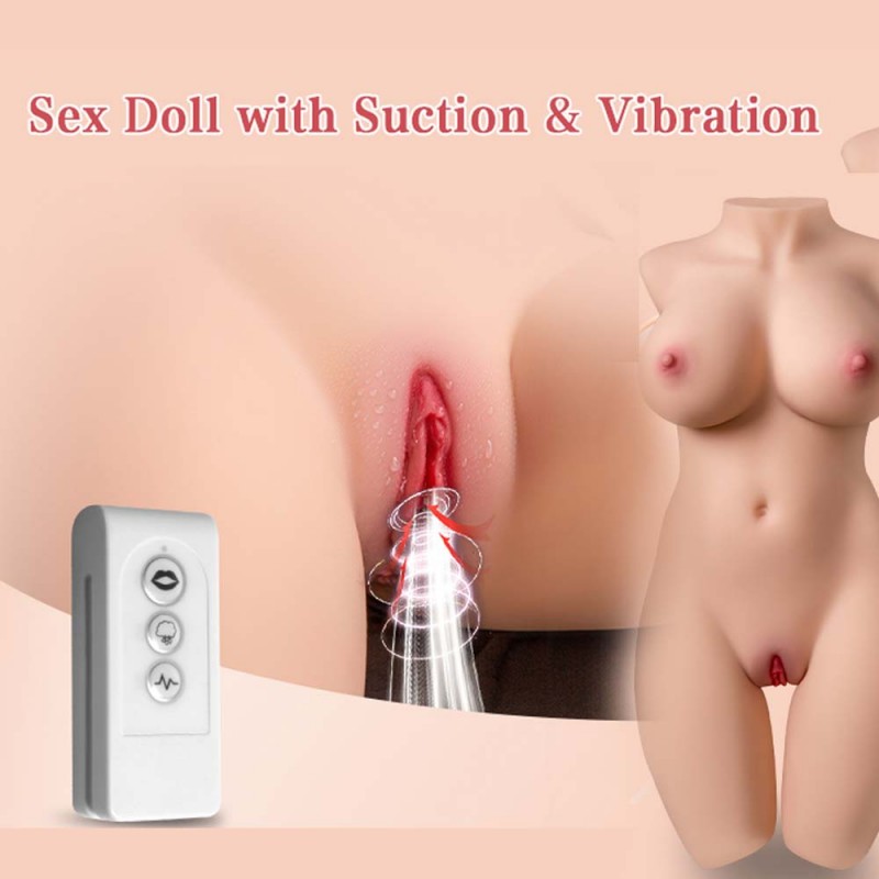 20.2LB Dual Channels Sucking & Vibrating Sex Doll 4