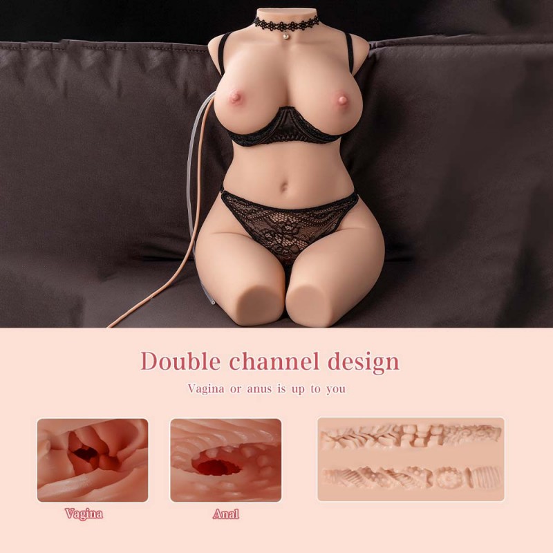 20.2LB Dual Channels Sucking & Vibrating Sex Doll 2