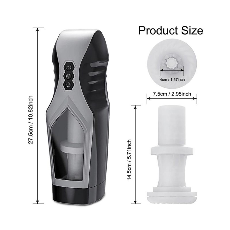 Bat Telescopic Vibration Automatic Male Masturbation Cup