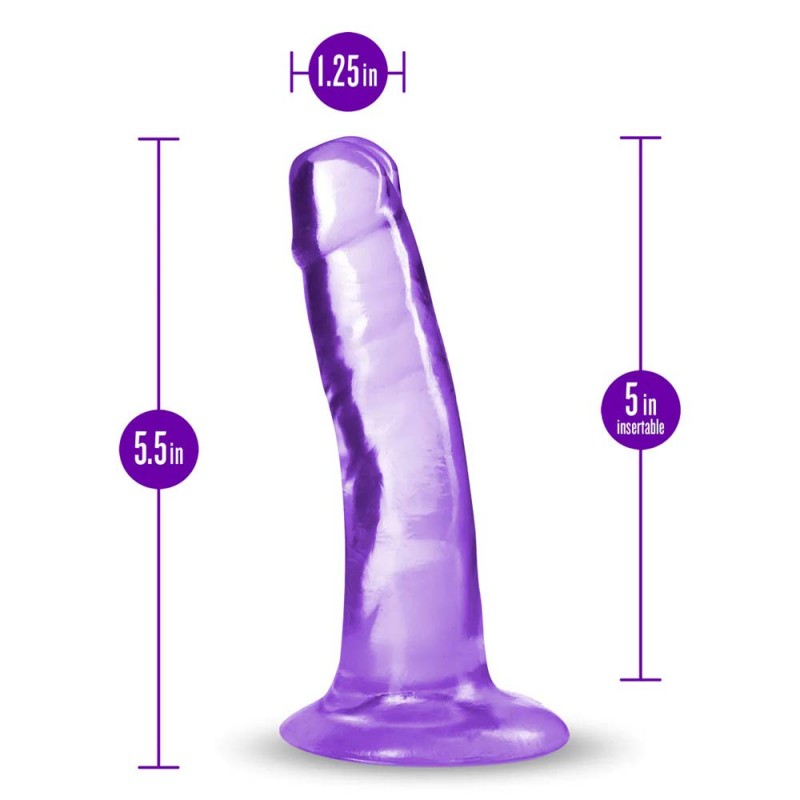 Blush B Yours Plus Realistic 5.5-Inch Realistic Clear Small Dildo