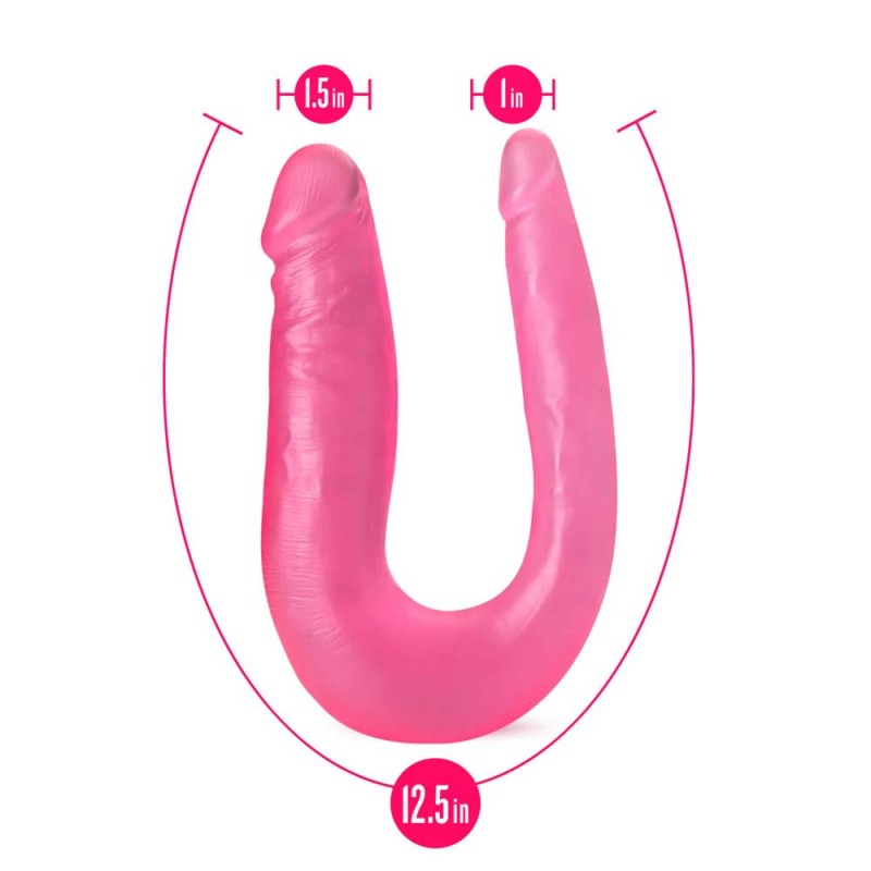 Blush B Yours Sweet U-Shaped Double Sided Dildo 12.5 Inch1