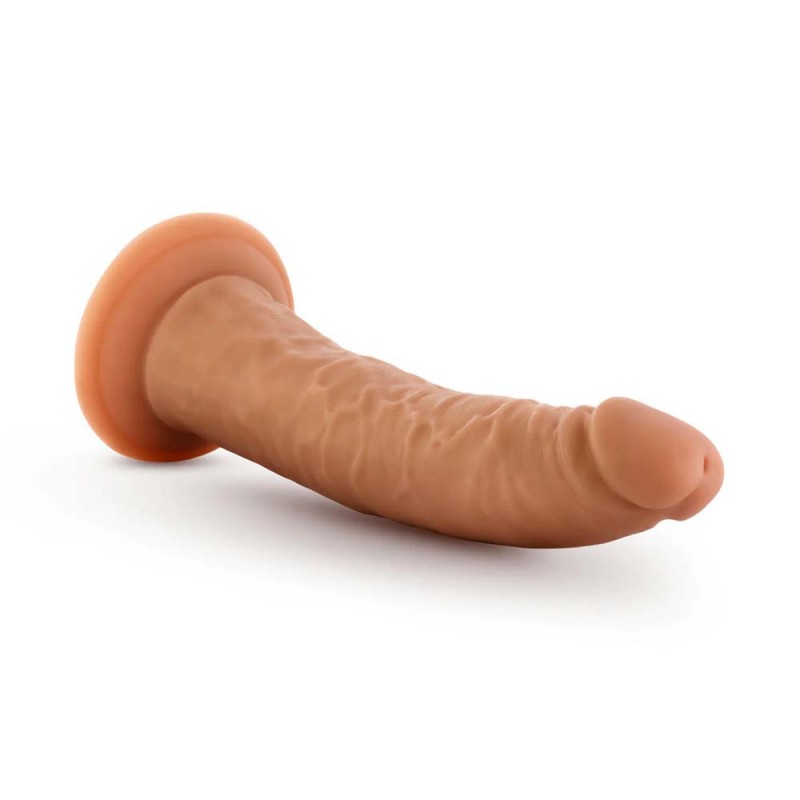 Blush Dr. Skin Glide Realistic Mocha 7.5inch Dildo 2