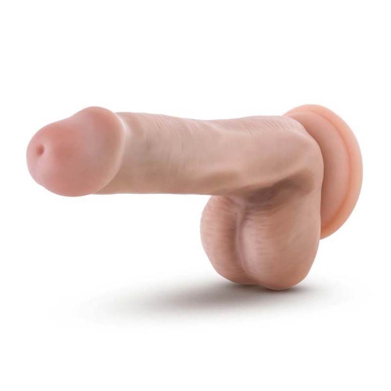 Blush Dr. Skin Silicone Dr. Daniel 6" Dildo With Balls