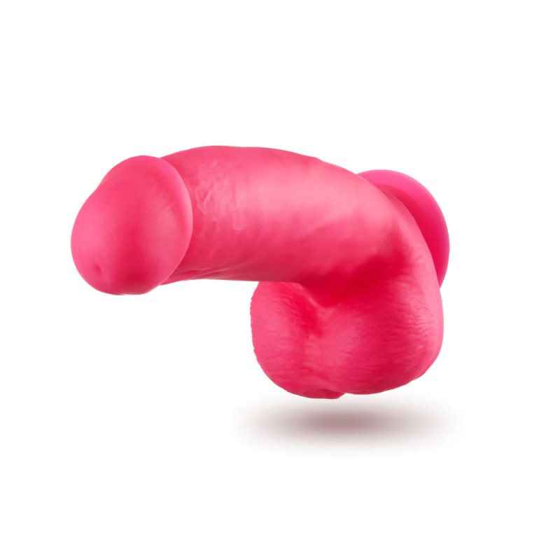 Blush Neo Elite 7in Silicone Dual Density Silicone Cock With Balls