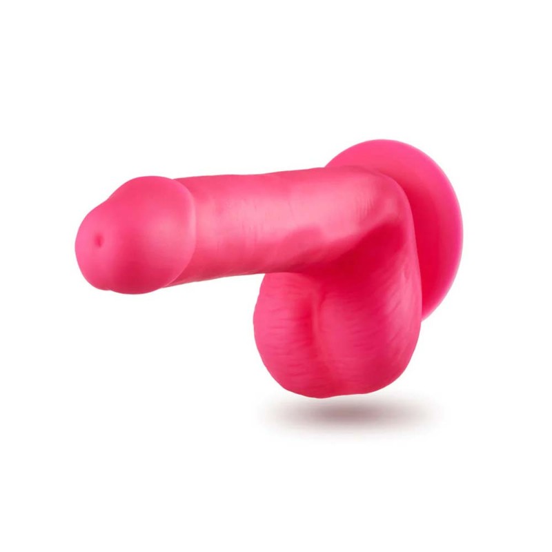 Blush Neo Elite Pink 6.5 Inch Long Suction Cup Dildo3