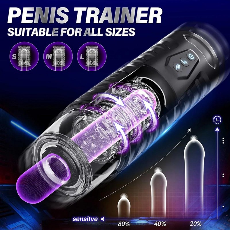 Automatic Male Masturbator Rotating Suction Masturbation Cup2