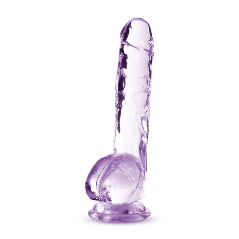 Blush Naturally Yours Crystalline 8 Inch Suction Cup Dildo2