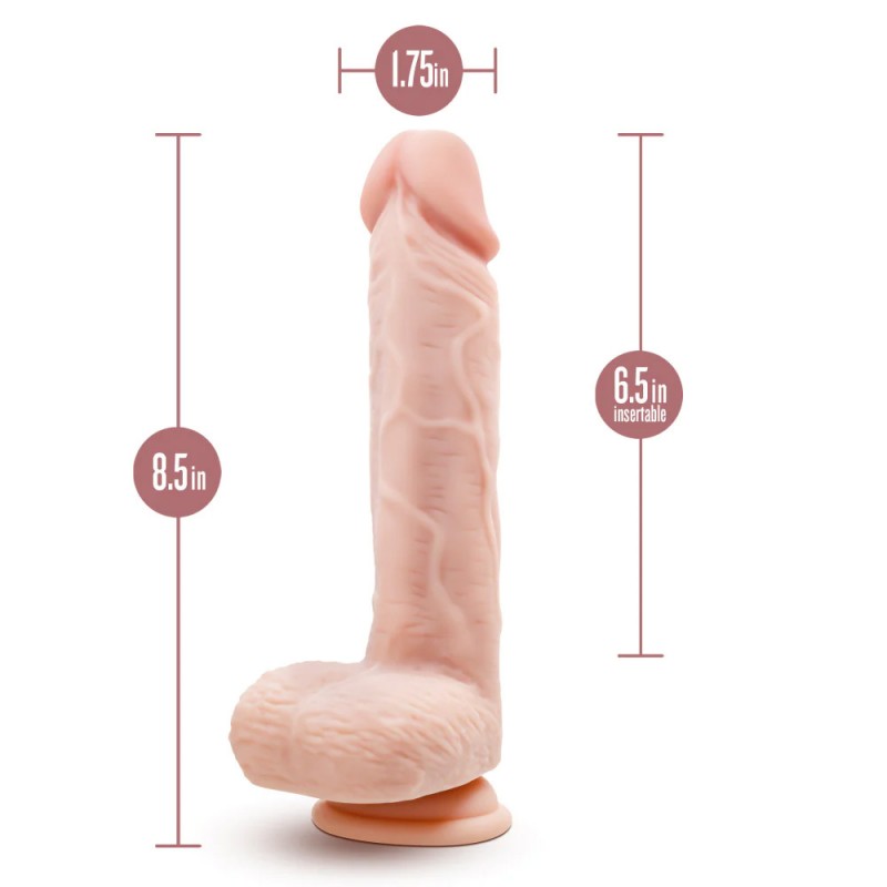 Blush Dr. Skin Silicone Dr. Ethan Gyrating Vibrating Dildo with Remote5