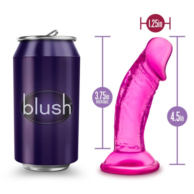 Blush B Yours Sweet N' Small Realistic Pink 4.5 Inch Dildo