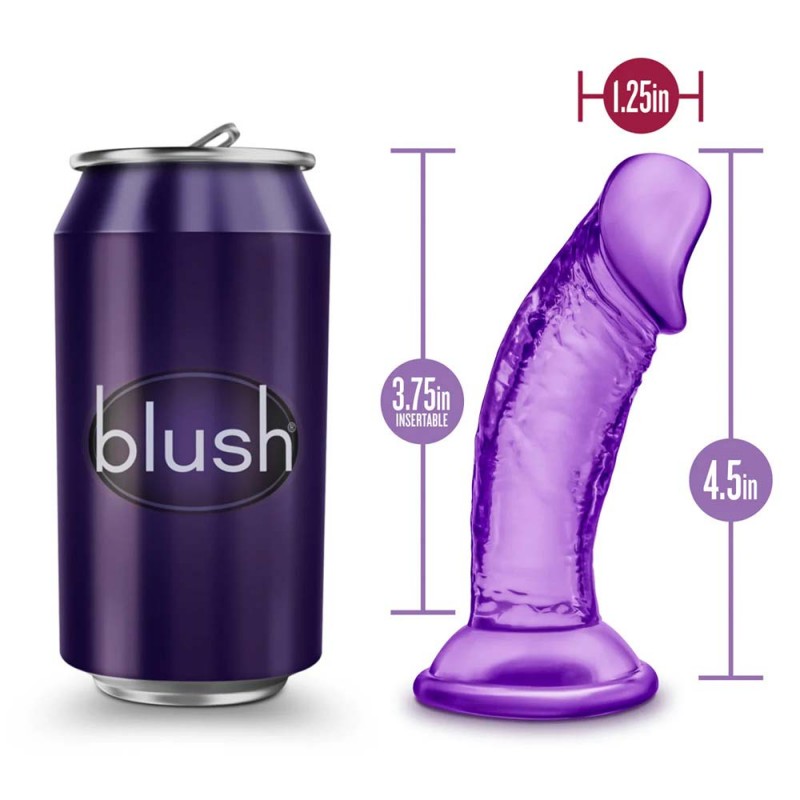 Blush B Yours Sweet N' Small Realistic Purple 4.5 Inch Dildo