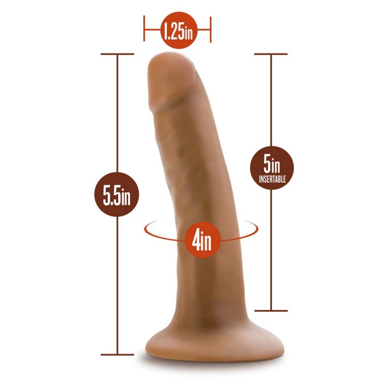 Blush Dr. Skin Silicone 5.5" Realistic Dildo Dr. Lucas