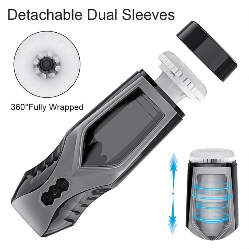 Bat Telescopic Vibration Automatic Male Masturbation Cup