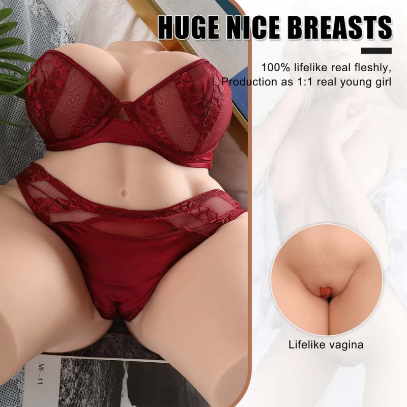 3D Beauty Sex Doll Busty Breast 25.35LB Realistic Male Masturbation Stroker5