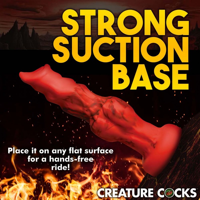 Creature Cocks Fire Hound Silicone Small DildoCreature Cocks Fire Hound Silicone Small Dildo