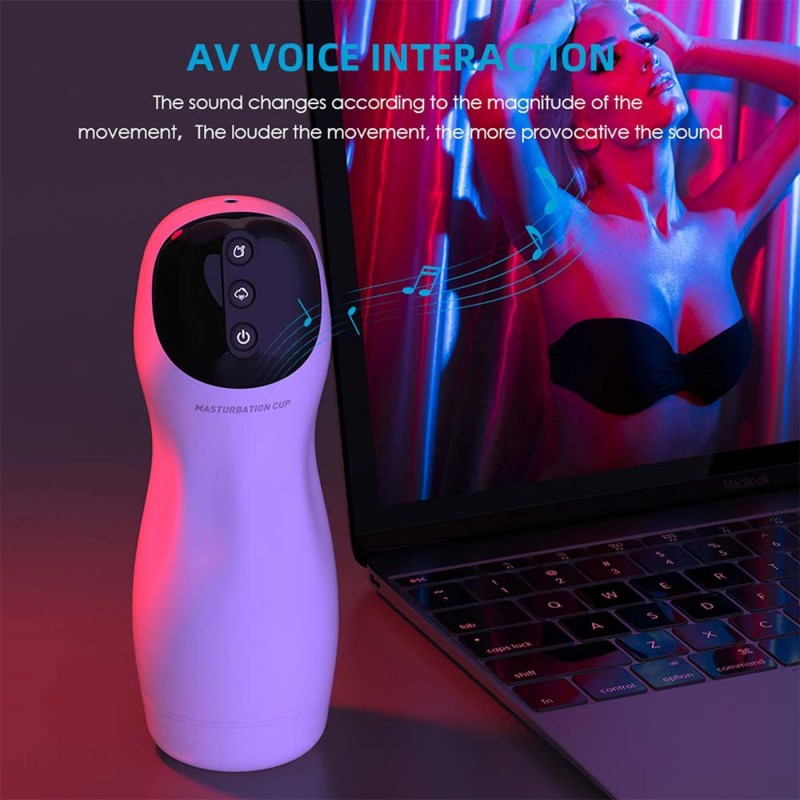 AierLe Automatic Rotation Heated Male Masturbator Cup