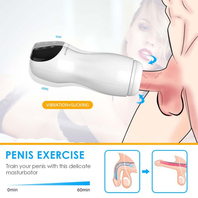 AierLe Automatic Rotation Heated Male Masturbator Cup7