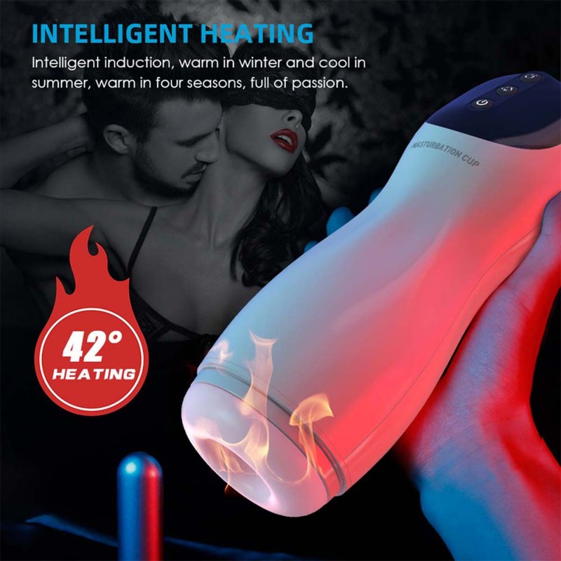 AierLe Automatic Rotation Heated Male Masturbator Cup2