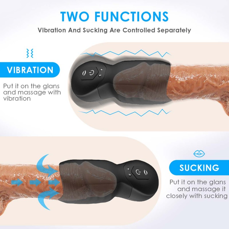 AierLe Automatic Sucking Vibrating Blowjob Male Masturbator Glans Trainer1